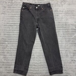 Vtg Levis 550 Black Jeans Tag 36x32/Fits 33x30 Relaxed Fit Straight Leg USA